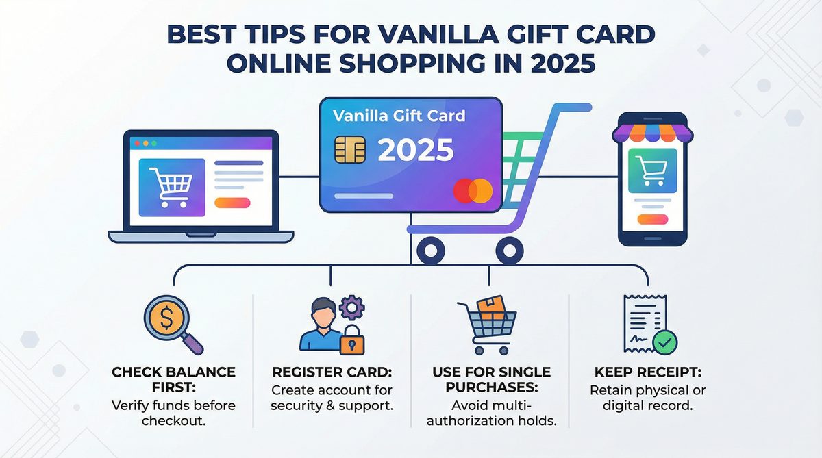 Vanilla Gift Card for Online Shopping - Best Tips and Tricks 2025