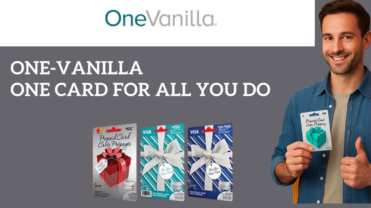 OneVanilla Prepaid Card - No Personal Info Required